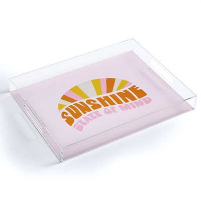 17" x 14" Acrylic Sunshine Canteen State of Mind Tray - society6