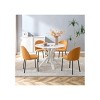 NicBex Dining Chairs Set of 2,Modern Upholstered Fabric Dining Room Chairs with Curved Backrest - 4 of 4