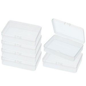 Unique Bargains Plastic Nail Bead Art Supplies Fishing Tools Craft Organizer 6 Pcs - 1 of 4