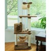 Armarkat 70" Real Wood Cat tree With Scratch posts, Hammock for Cats & Kittens, X7001 - image 2 of 4