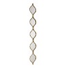 Kate & Laurel All Things Decor 7"x42" Loxi Teardrop Panel Wall Mirror Gold - 4 of 4