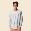 Dalix UFO Embroidered Cotton Classic Fit Long Sleeve Crewneck Tee Shirt Mens - 3 of 4