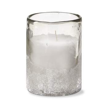 TAG White Citronella Sunkissed Coconut Scented Outdoor Small Candle in Glass Container, Burn Time 27 hrs.