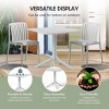 WestinTrends Playa 31.5" Square Outdoor Plastic Resin Patio Dining Table for 4 - 4 of 4
