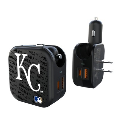 MLB American League Teams Text Backdrop 18-Watt 2 in 1 USB A/C Charger