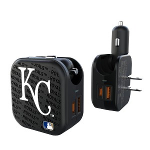 MLB American League Teams Text Backdrop 18-Watt 2 in 1 USB A/C Charger - 1 of 3