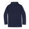 Hope & Henry Boys' Organic Long Sleeve Polo Shirt with Woven Collar, Navy with Scottish Collar, X-Large - 3 of 3