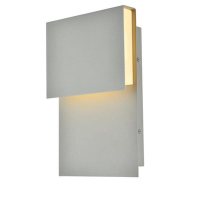 Elegant Lighting Raine Integrated LED wall sconce in silver