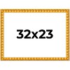 PosterPalooza | 32x23 Bamboo Picture Frame, UV Acrylic, 4 Finishes - Brown, Black, Gold, and Natural - 2 of 4