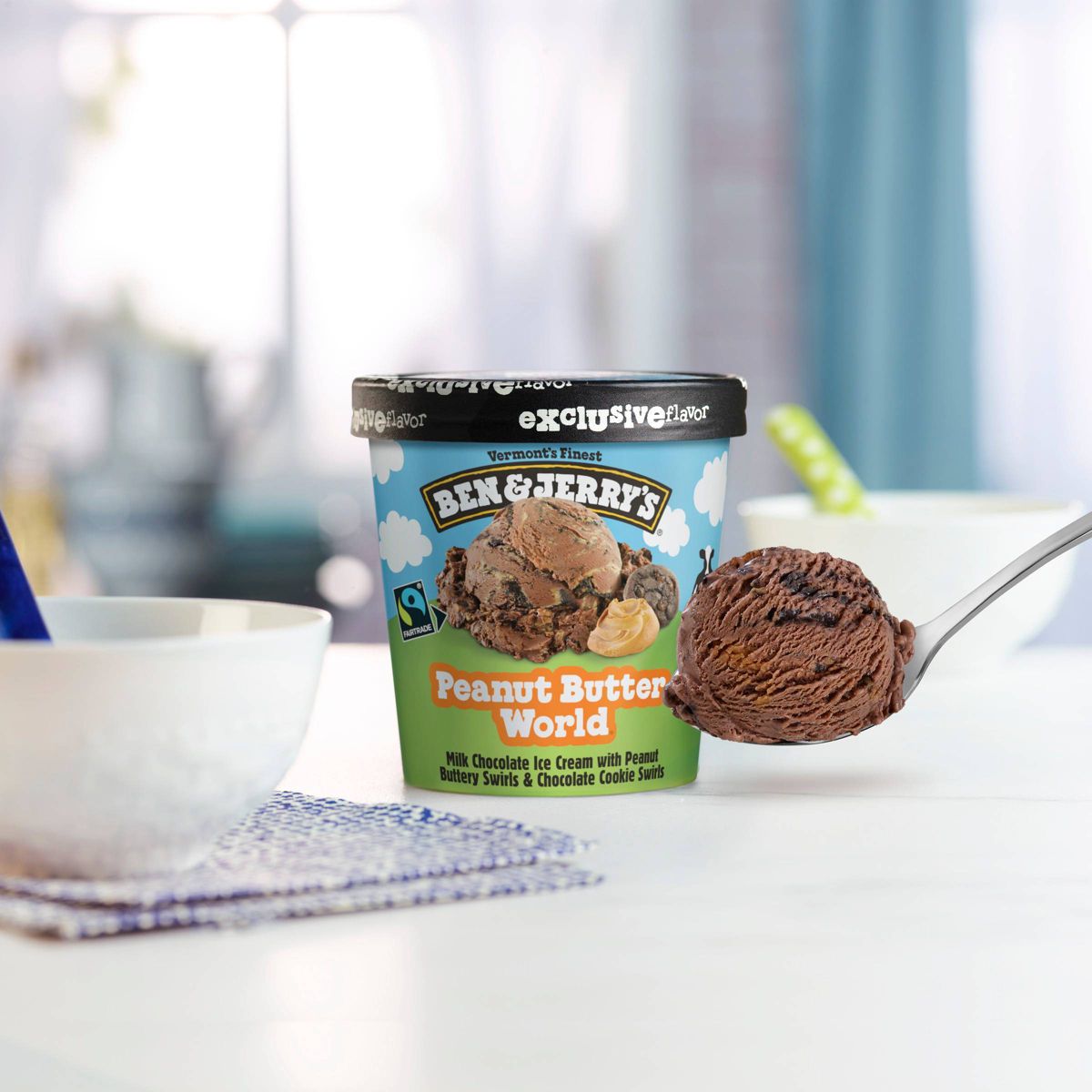 Ben & Jerry's Peanut Butter World Chocolate Ice Cream - 16 fl oz - thumbnail 6