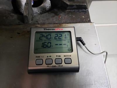 ThermoPro TP17 Digital Leave-in Meat Thermometer in the Meat