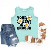 The Juniper Shop SmileyWorld Your Best Is Enough Floral Youth Tank Top - 2 of 4