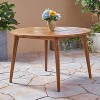 VYNXARIA acacia wood table£¬sturdy, timeless design and a water resistant finish,Teak - 2 of 4
