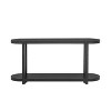 KWPZQEB Console Table, 63" Entryway Sofa Side Display, Modern Wooden Entryway Table with Bottom Shelf for Hallway, Bedroom, Living Room - 4 of 4