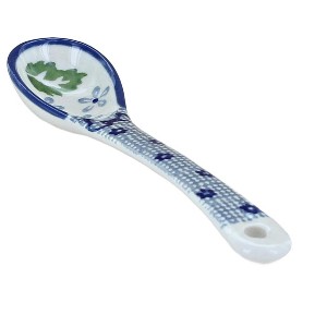 Blue Rose Polish Pottery L001 Manufaktura Sugar Spoon - 1 of 1