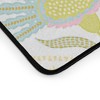 Iveta Abolina Fan Florals Aqua Yellow Desk Mat - 3 of 4