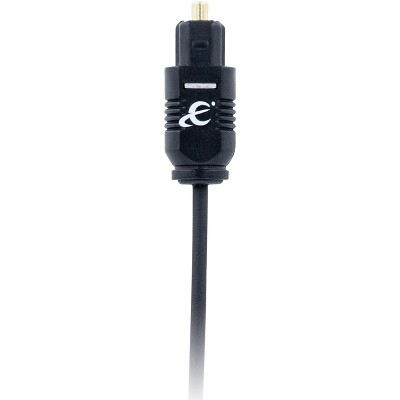 Ethereal® MHX Series TOSLINK® Ultraslim Digital Optical Audio Cable, 3.28 Ft. in Black