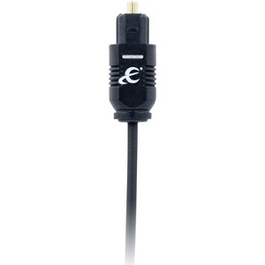Ethereal® MHX Series TOSLINK® Ultraslim Digital Optical Audio Cable, 3.28 Ft. in Black - 1 of 4