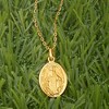 Ross-Simons Italian 18kt Yellow Gold Miraculous Medal Pendant Size 1.00 - 4 of 4