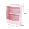 Kids Bookshelf, Toy Storage Organizer, 2-Tier Wooden Children's Bookcase with Curve Design, Kid’s Multi Shelf Cubby - 2 of 4