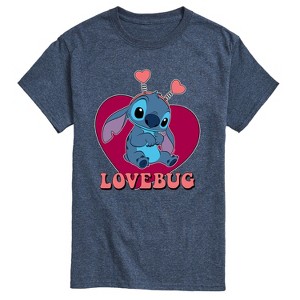 Men's - Lilo and Stitch - Lovebug Stitch Short Sleeve Graphic T-Shirt - 1 of 4