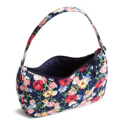 Vera Bradley Poppy Meadow Convertible Crescent Crossbody Bag - Navy Blue — фото 2