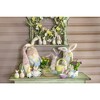 Boston International Easter Spring Table Décor Ceramic Salt & Pepper Shakers, Set of 2, Easter Bunny Gnome - 3 of 4