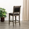 NicBex Dining Chairs Upholstered Chair Counter Height Chairs Leather Accent Seat for Dining Room, Bedroom - 4 of 4