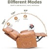 Recliner Chair - PU Leather Large Manual Recliner for Adults, 1.5X Sponge Filling and Easy Recline Mechanism - 4 of 4