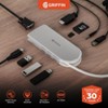 Griffin 10-in-1 USB C Hub Multiport Adapter with Ethernet, 4K HDMI, VGA to Aux, 100W USB C Charging, SD/TF Card Reader, 3 USB-A Ports - 2 of 4