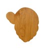 Slickblue Christmas Santa Face Wood Board 15"x14" - Holiday Appetizer Tray & Festive Gift Idea - 4 of 4