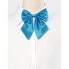 INSPIRE CHIC Women's Pre-Tied Bowknot Solid Color Ribbon Bow Ties - 4 of 4