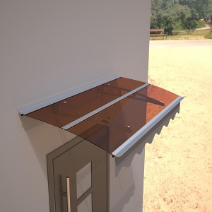 PAGED Awning Window Awnings with Aluminum Alloy Bracket and Valance for Door Entrance - 1 of 4