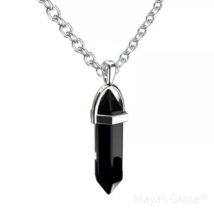 Maya's Grace Gem Stone Quartz Pendant Natural Crystal Necklaces for Women, Girls - 1 of 4