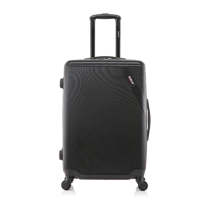DUKAP Discovery Lightweight Hardside Medium Checked Spinner Suitcase, 3 of 11