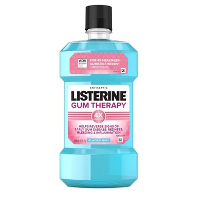  Listerine Gum Therapy Anti-Gingivitis Mouthwash- Glacier Mint - 500ml 