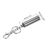Unique Bargains Snooker Billiard Pool Cue Tip Shaper Pool Cue Stick Tip Repair Billiard Cue Care Accessory with Keychain - 2 of 4