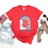 Simply Sage Market Women's Stars and Stripes Peace Short Sleeve Graphic Tee - 3 of 4
