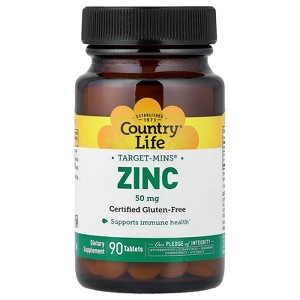 Country Life Target-Mins®, Zinc, 50 mg, 90 Tablets - 1 of 4