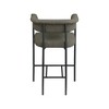 Meridian Furniture,Malin Boucle Fabric Counter Stool, Set of 2 - 4 of 4