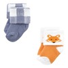 Hudson Baby Infant Boy Cotton Rich Newborn and Terry Socks, Woodland - 3 of 4
