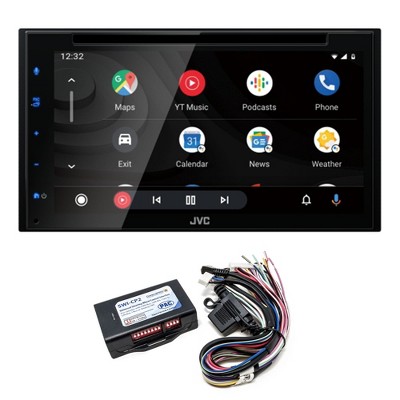 JVC KW-V66BT 6.8" Touchscreen Receiver Compatible with Apple CarPlay & Android Auto Bundled with SWI-CP2 Steering Wheel Interface
