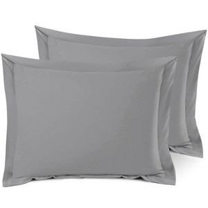 Nestl Soft Pillow Shams Set of 2, Double Brushed Microfiber Pillow Covers, Premium Pillow Shams With 1.5” Flange - 1 of 4