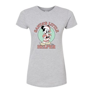 Women's - Disney - Santas Little Helper Fitted Graphic T-Shirt - 1 of 3