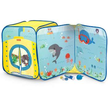 Fisher Price Pop Up Play Tent Submarine Adventure with Educational Role Play and Bonus Projector Toy