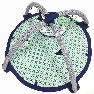 Bacati - Baby Activity Gyms & Playmats (Noah Mint/Navy)