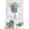 Artificial Corsage,Simulation Flowers Wedding Supplies For Grooms Bridal Groomsmen Bridesmaids - 2 of 4