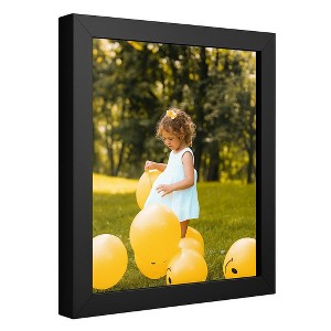 Modern Black 19x9 Picture Frame Wood  | 19 x 9 Inch Photo Inch Poster Artwork - 1 of 4