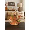 Transpac 14.2 in Multicolor Harvest Turkey Decorative Object for Fall and Thanksgiving Plywood Home Decor - 3 of 4