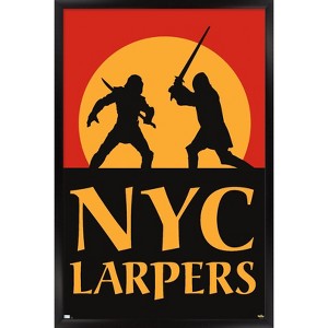 Trends International Marvel Hawkeye - NYC LARPers Framed Wall Poster Prints - 1 of 4
